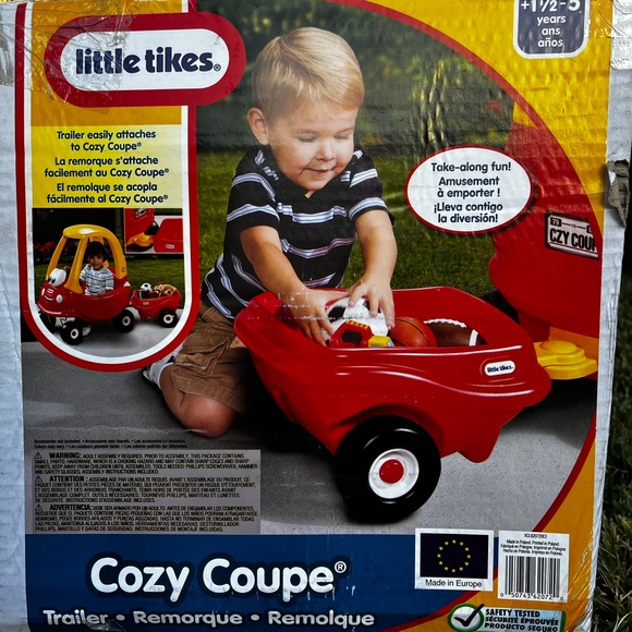 Little Tikes Cozy Coupe red trailer - Picture 4 of 7